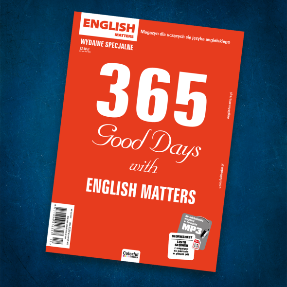 Spend 365 (and more!) days having fun with the English Matters 2021 Calendar Edition